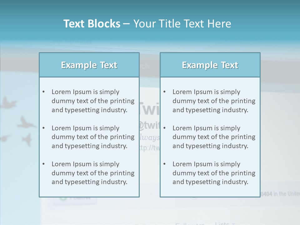 Trending Com Login PowerPoint Template