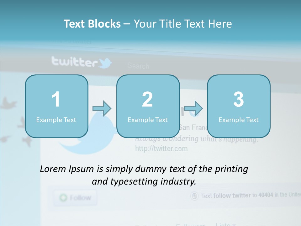 Trending Com Login PowerPoint Template