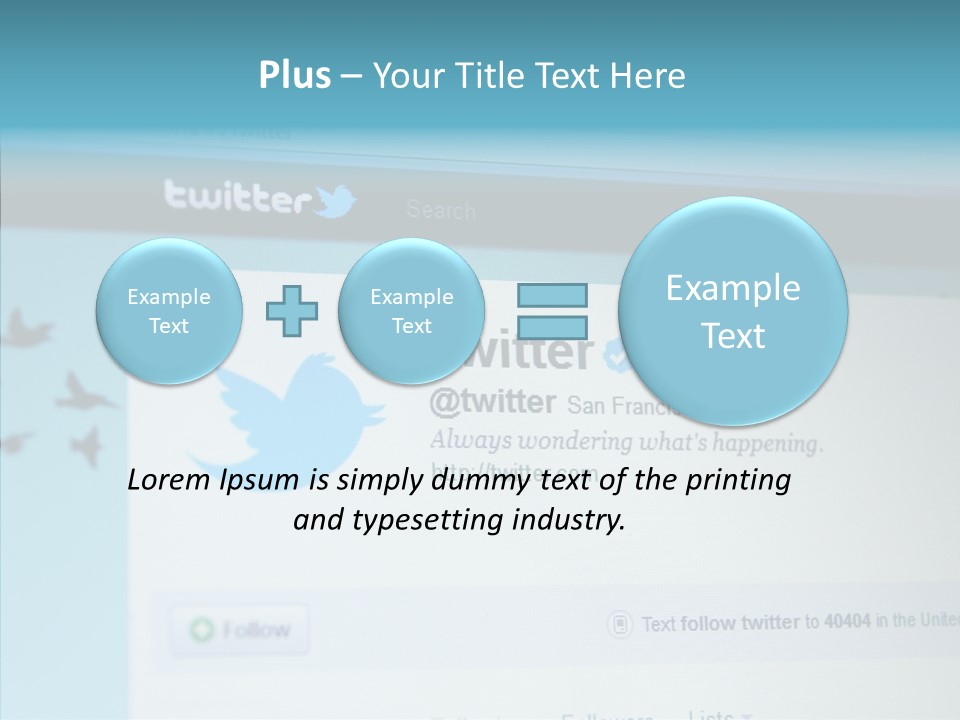 Trending Com Login PowerPoint Template