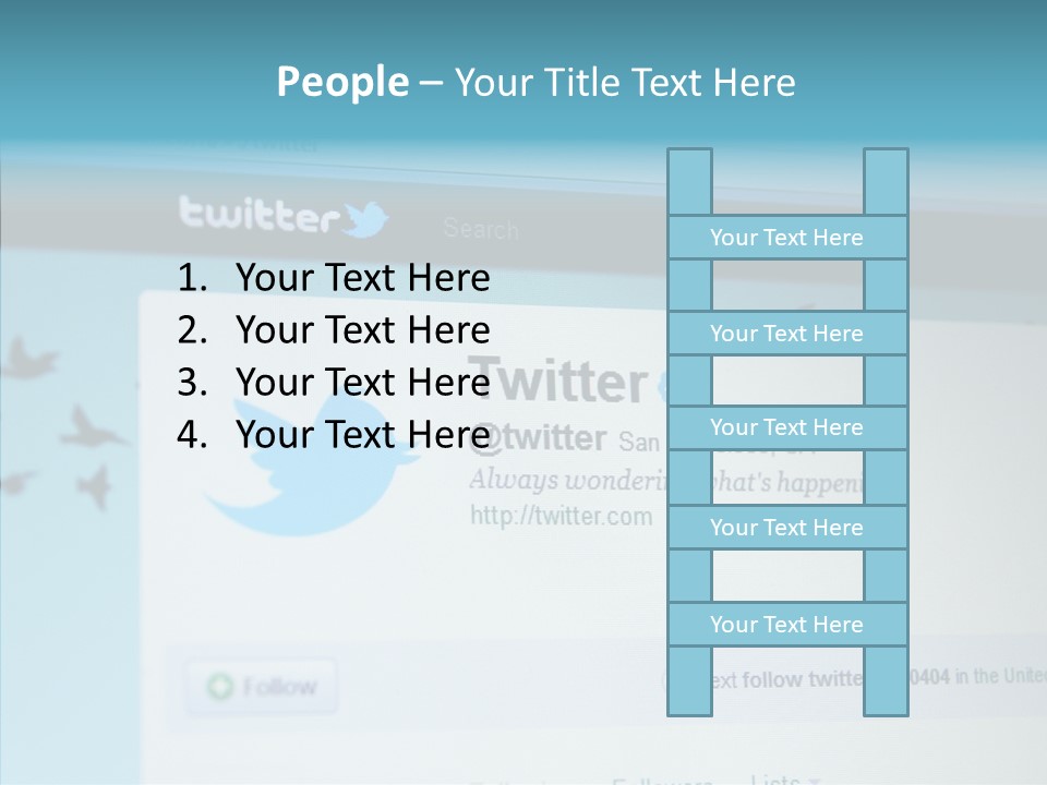 Trending Com Login PowerPoint Template