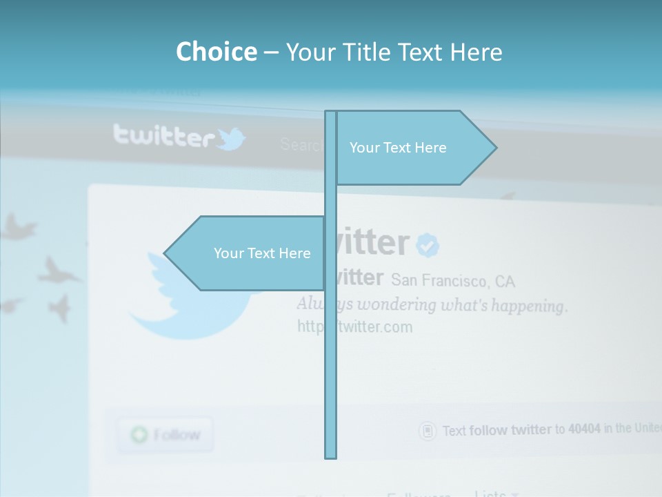 Trending Com Login PowerPoint Template