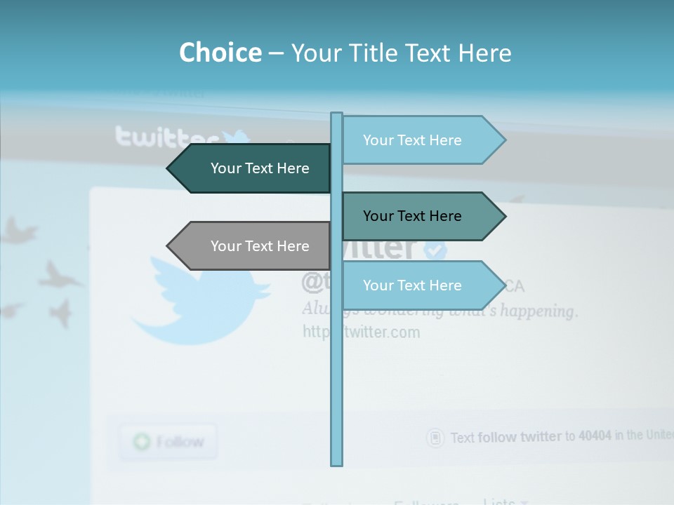 Trending Com Login PowerPoint Template