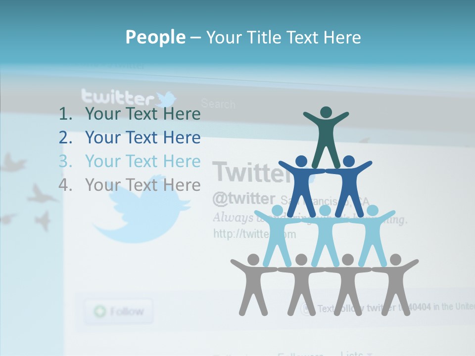 Trending Com Login PowerPoint Template