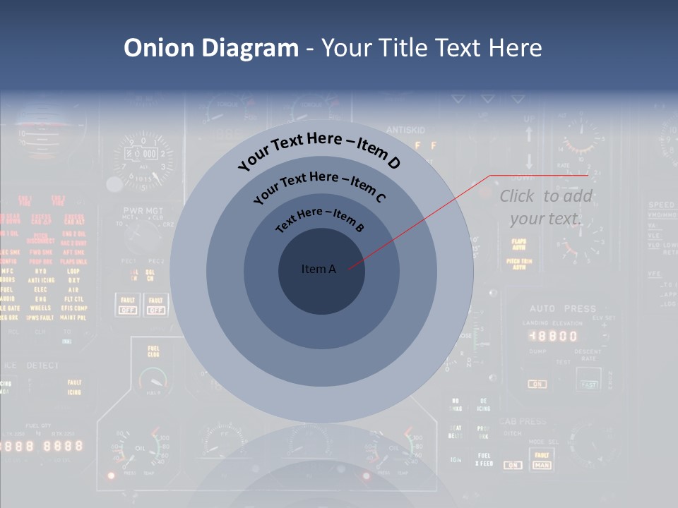 Cockpit Arrival Captain PowerPoint Template