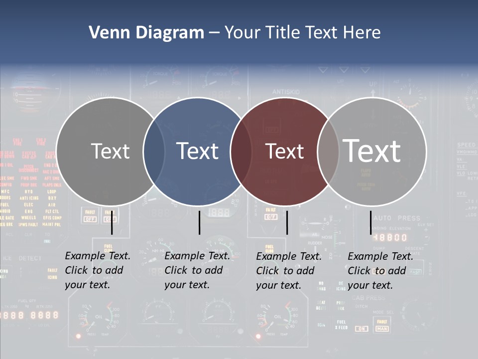 Cockpit Arrival Captain PowerPoint Template