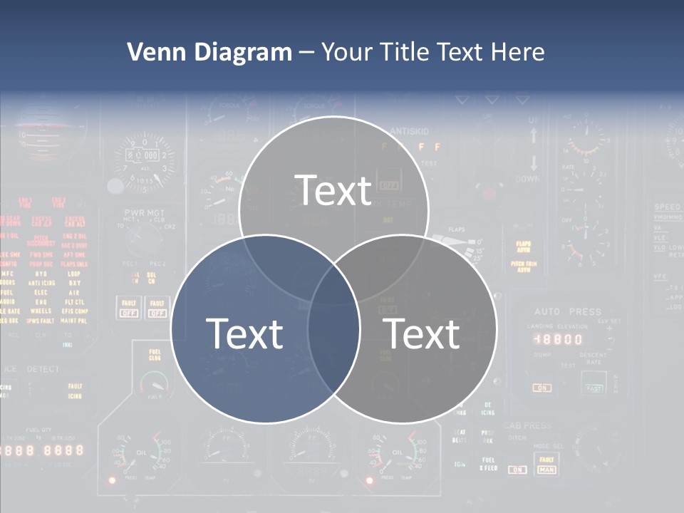 Cockpit Arrival Captain PowerPoint Template