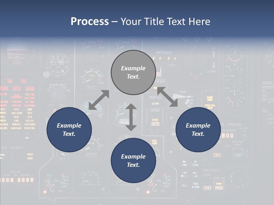 Cockpit Arrival Captain PowerPoint Template