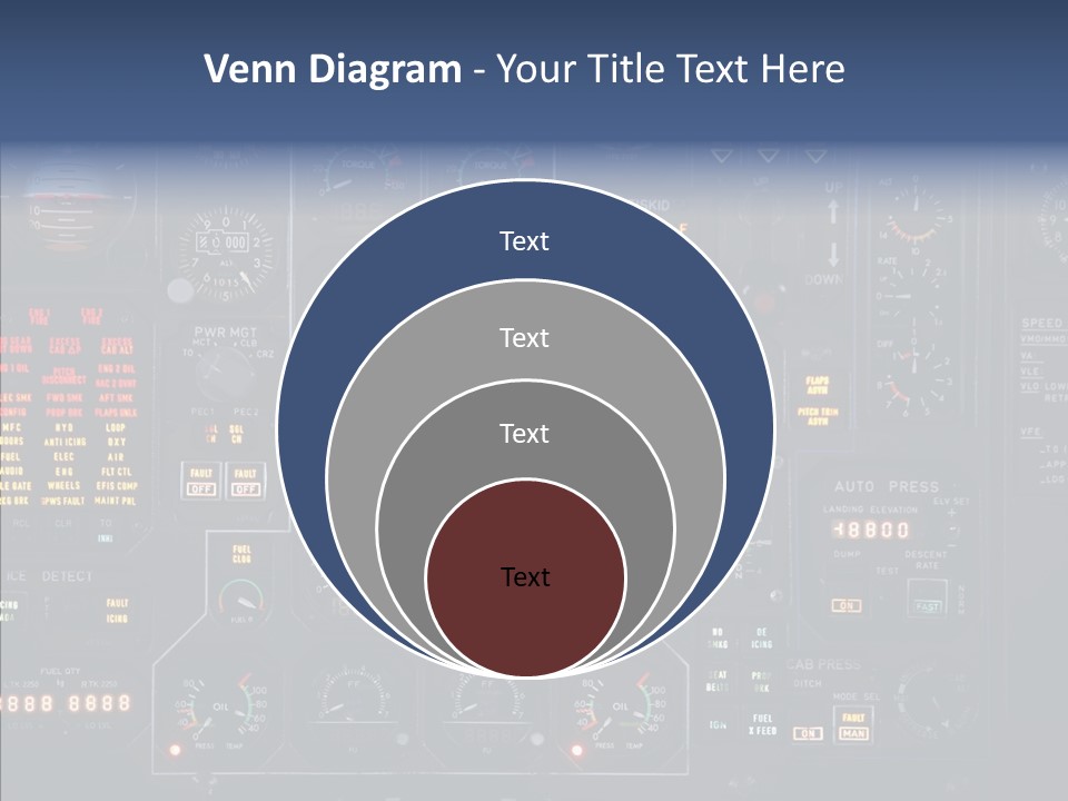 Cockpit Arrival Captain PowerPoint Template