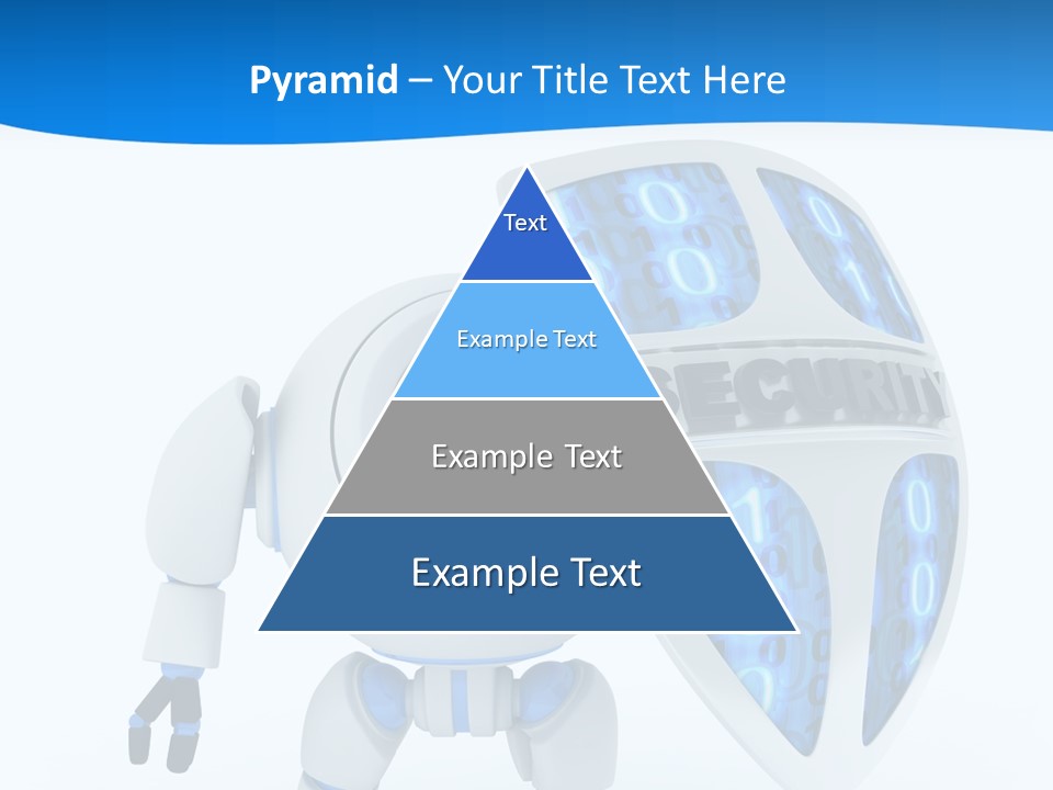 Isolated Robot Internet PowerPoint Template