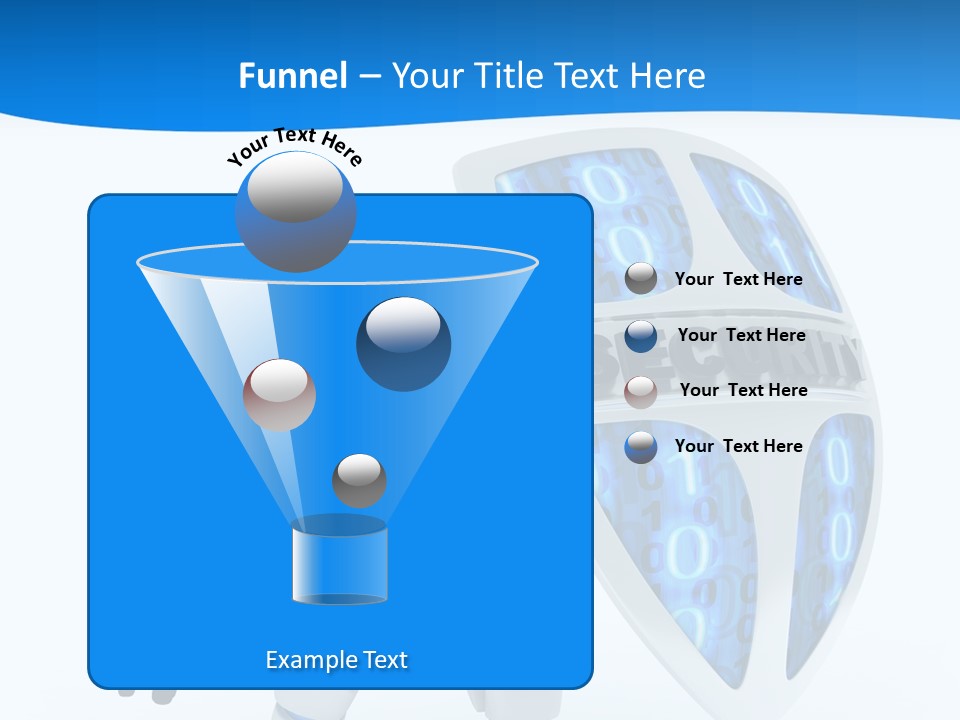 Isolated Robot Internet PowerPoint Template