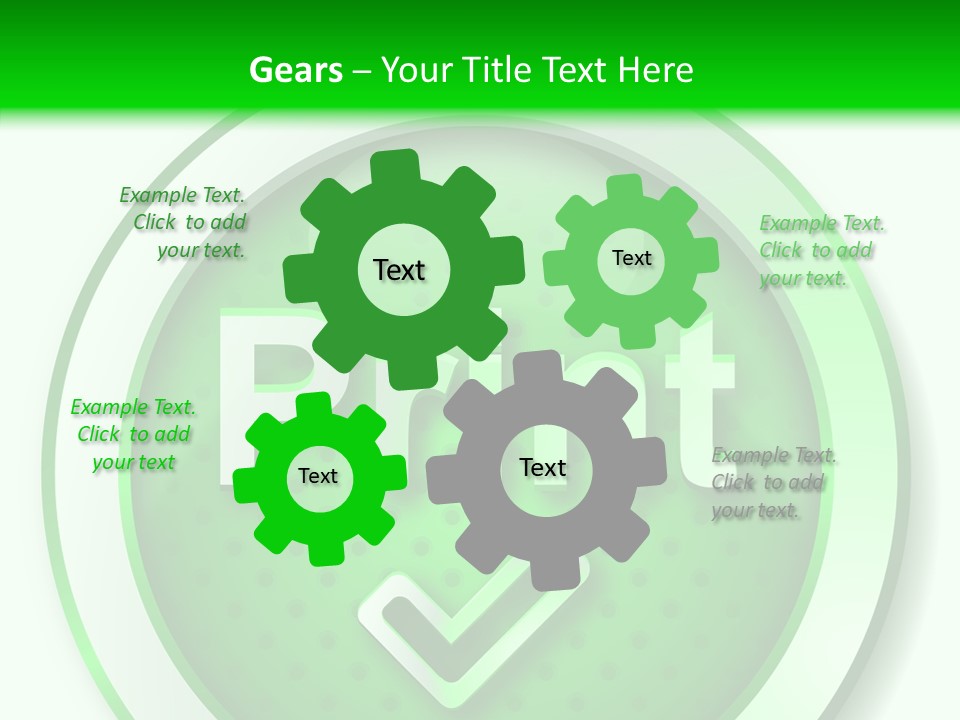 Print Press Page PowerPoint Template