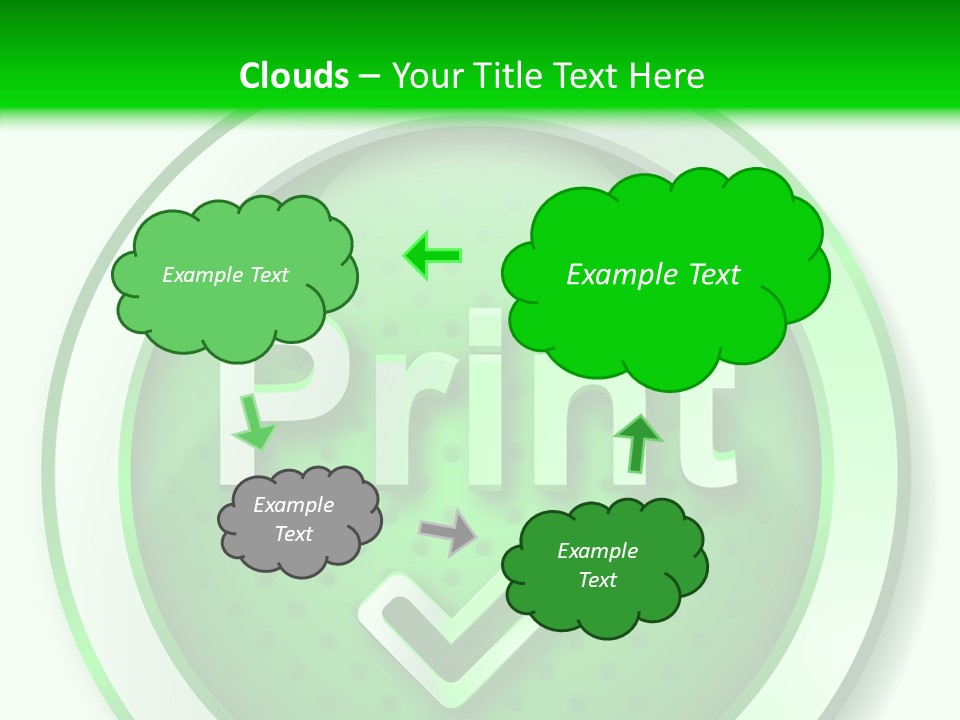 Print Press Page PowerPoint Template