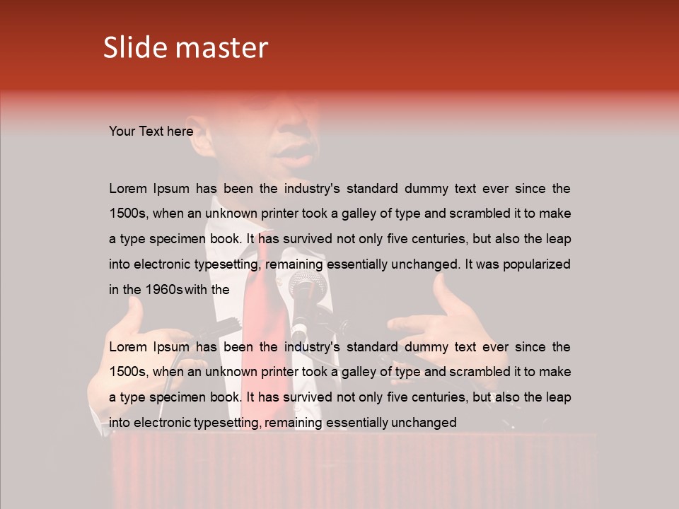 Newark Ramapo Award PowerPoint Template