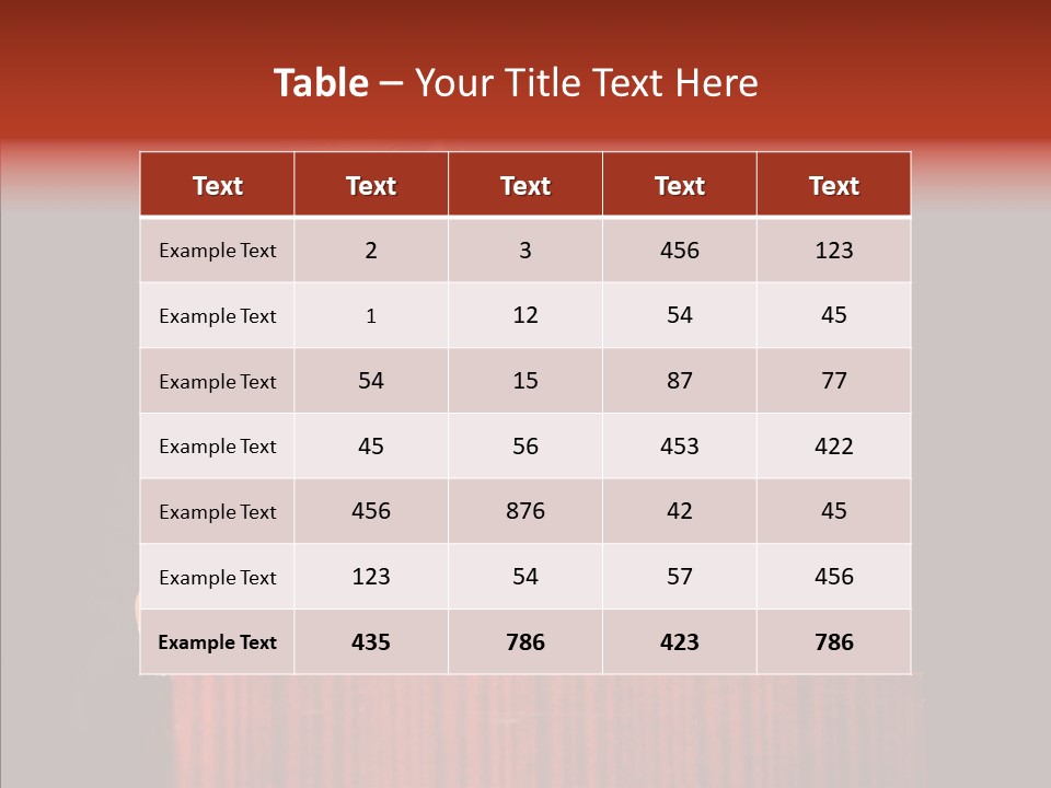 Newark Ramapo Award PowerPoint Template