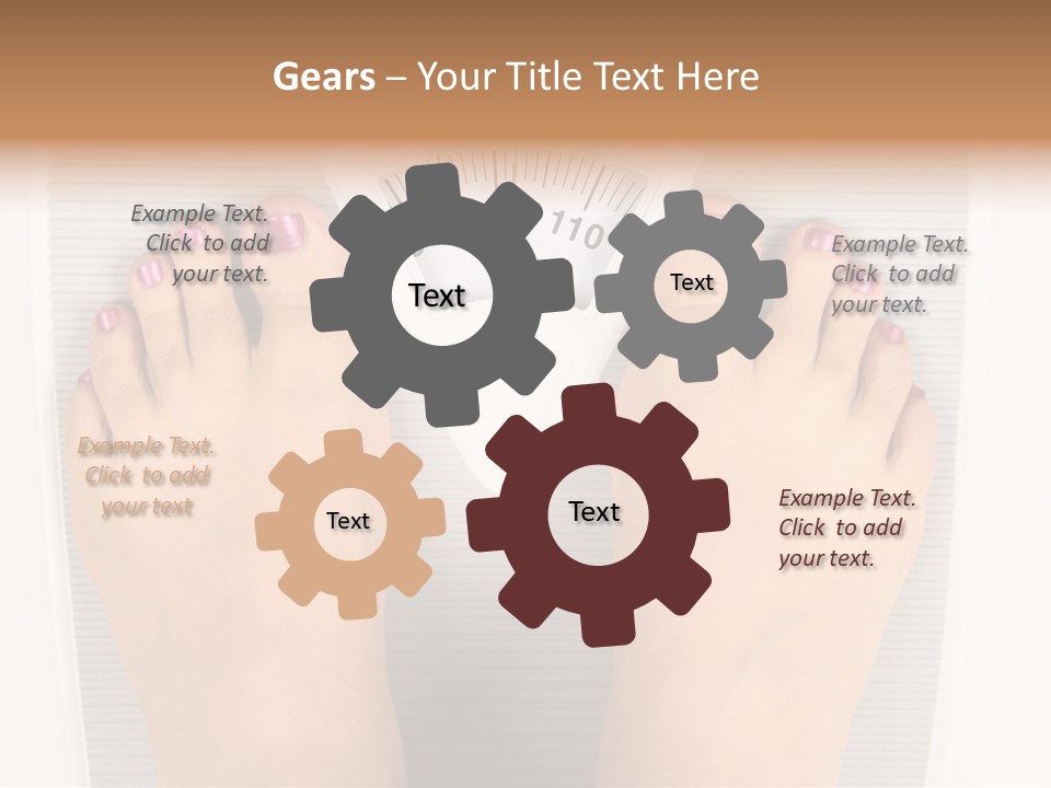 Loss Overweight Weight Scale PowerPoint Template