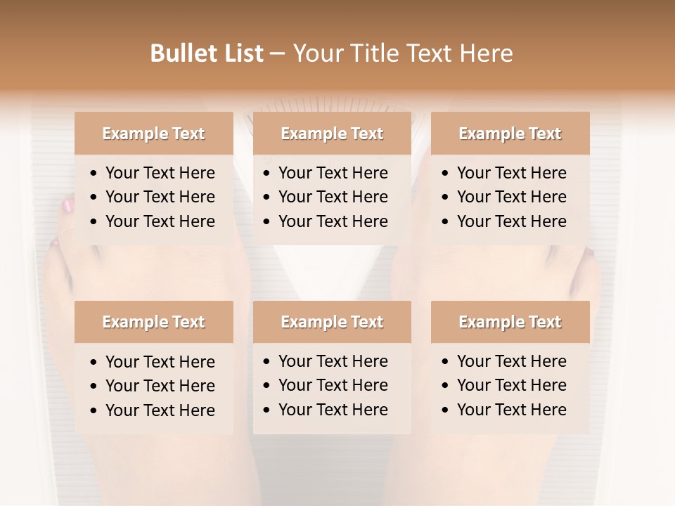 Loss Overweight Weight Scale PowerPoint Template