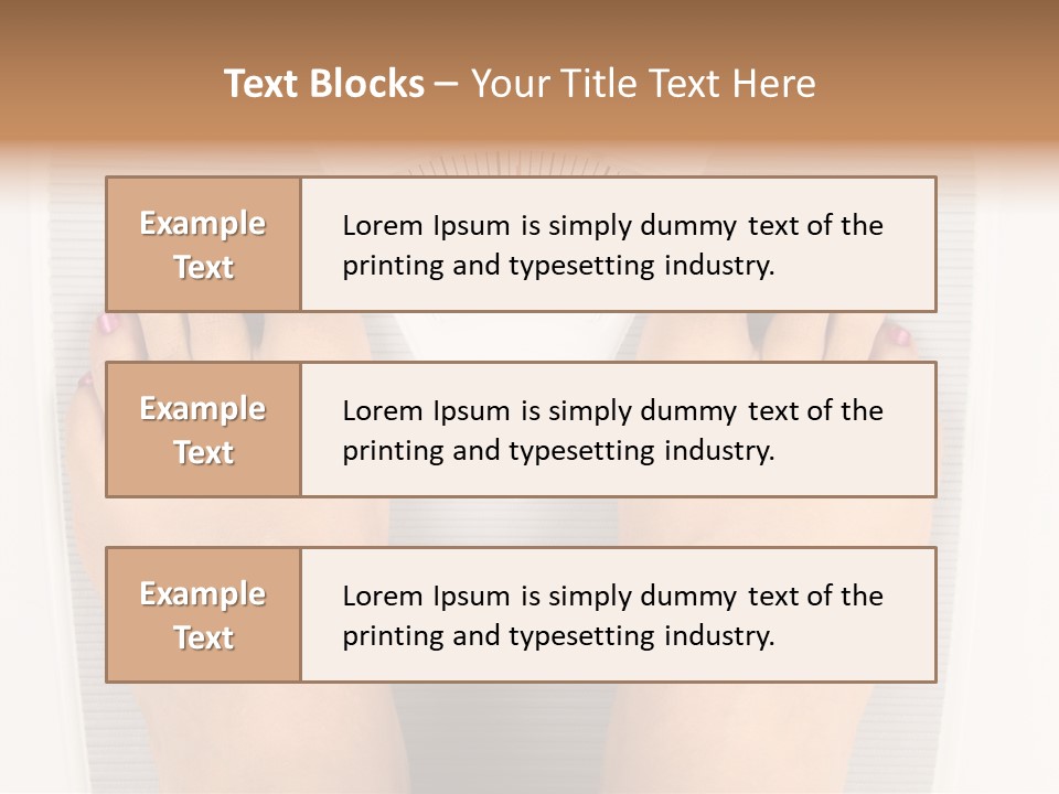 Loss Overweight Weight Scale PowerPoint Template