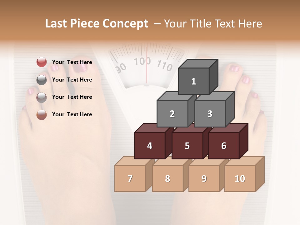 Loss Overweight Weight Scale PowerPoint Template