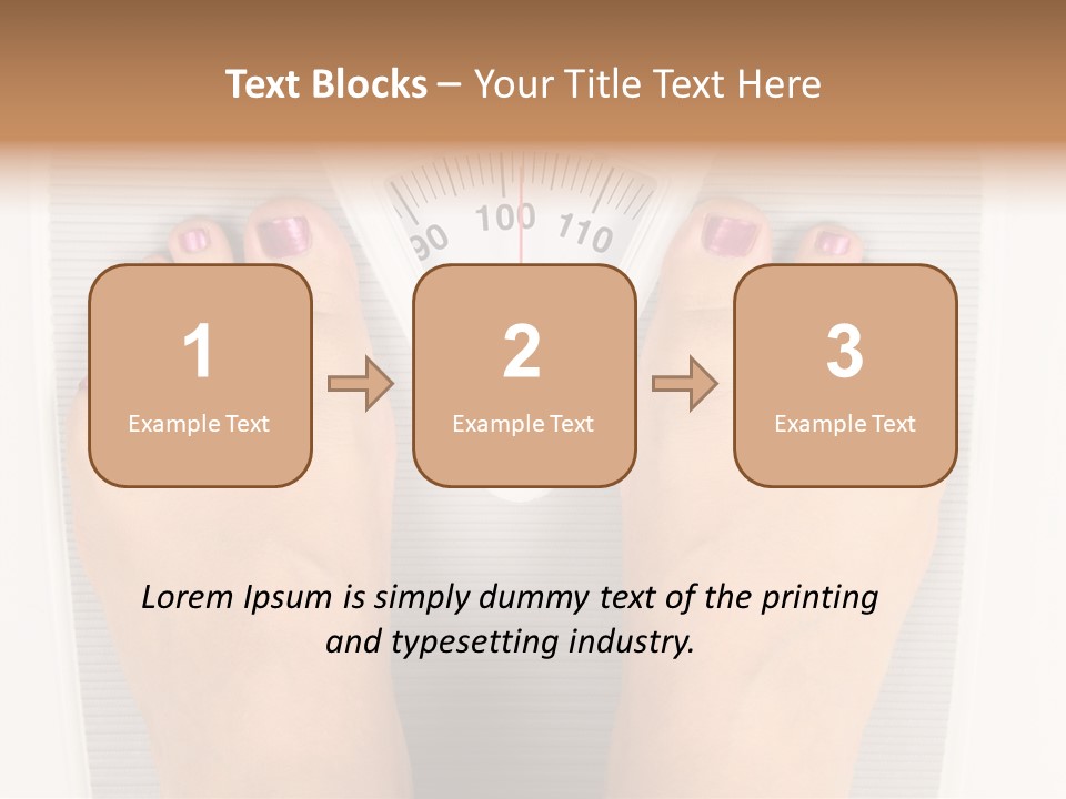 Loss Overweight Weight Scale PowerPoint Template