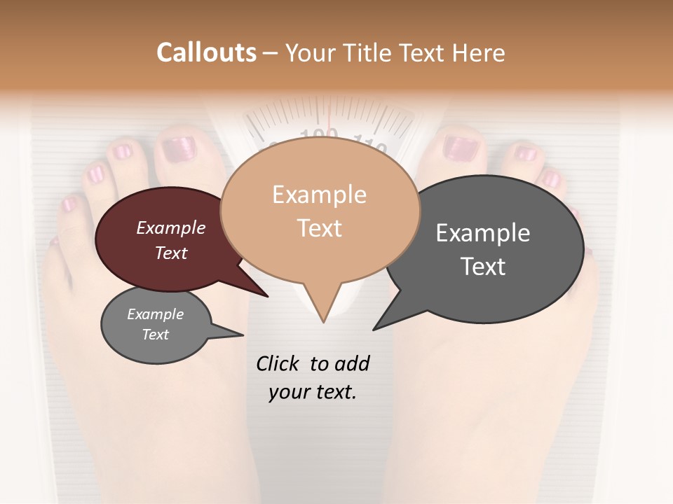 Loss Overweight Weight Scale PowerPoint Template