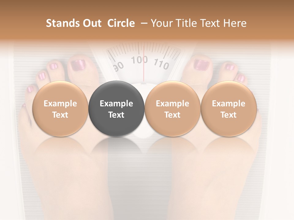 Loss Overweight Weight Scale PowerPoint Template