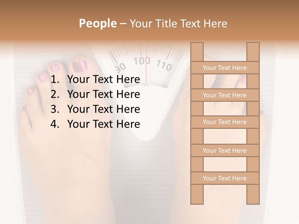 Loss Overweight Weight Scale PowerPoint Template