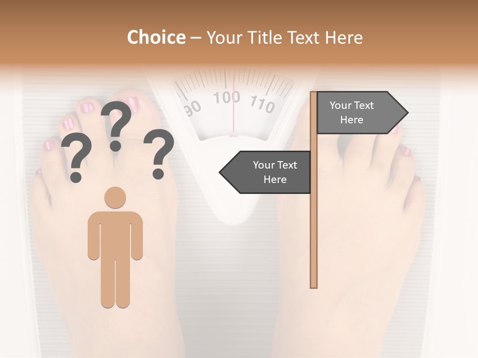 Loss Overweight Weight Scale PowerPoint Template