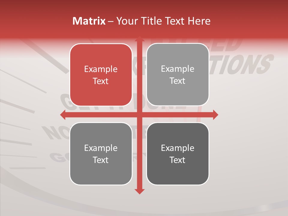 Rise Results Business PowerPoint Template