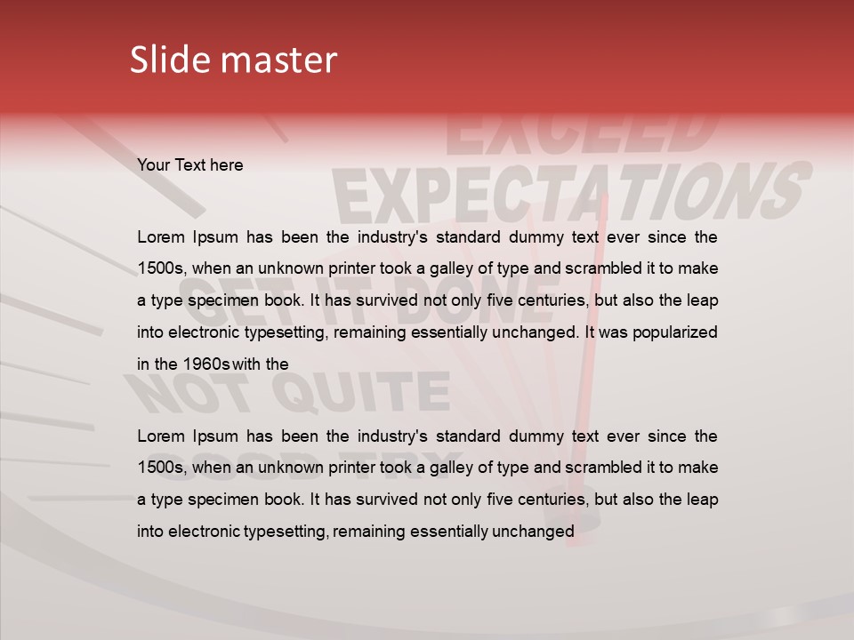 Rise Results Business PowerPoint Template