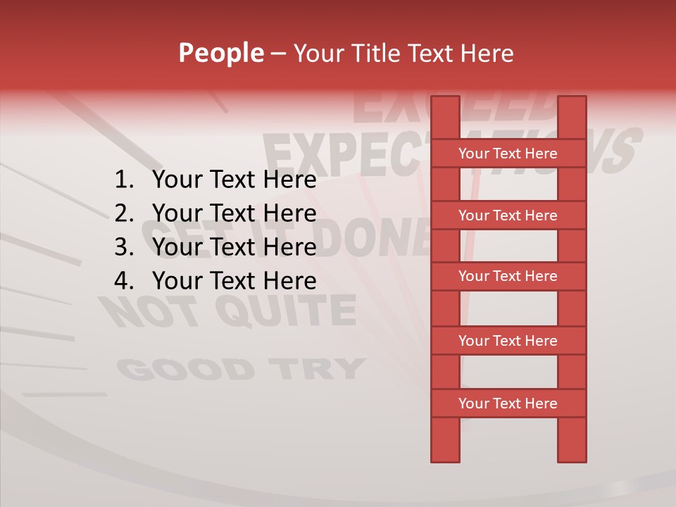 Rise Results Business PowerPoint Template