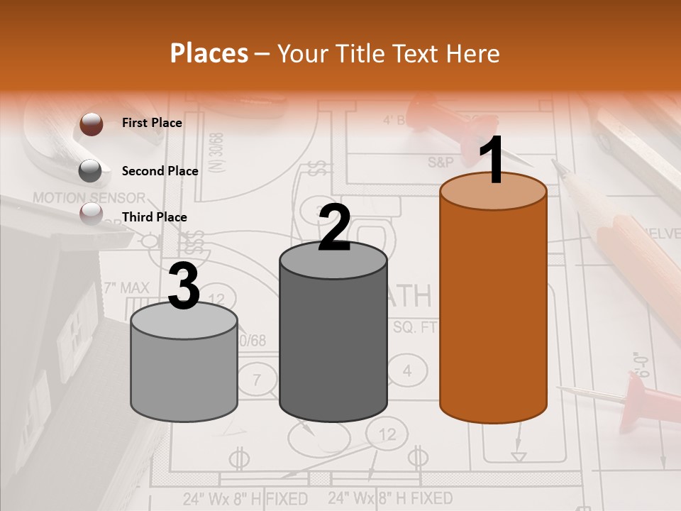 Architecture Residential Drafting PowerPoint Template