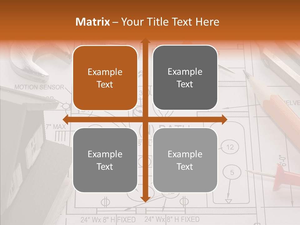 Architecture Residential Drafting PowerPoint Template