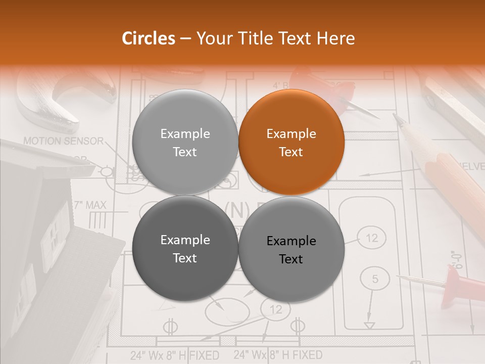 Architecture Residential Drafting PowerPoint Template