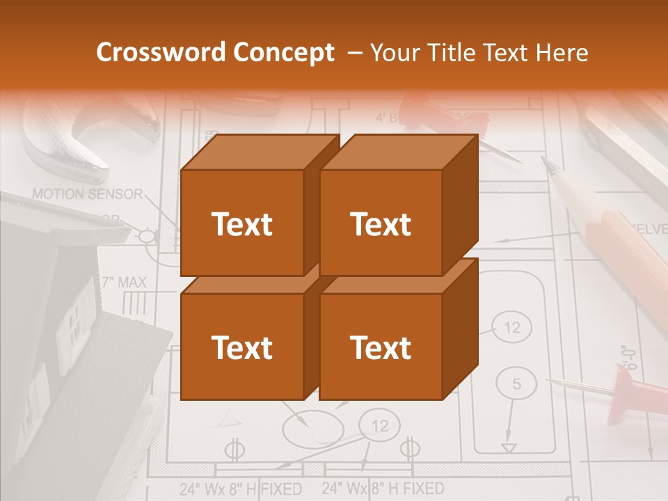 Architecture Residential Drafting PowerPoint Template