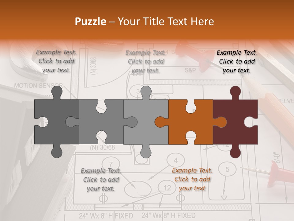 Architecture Residential Drafting PowerPoint Template