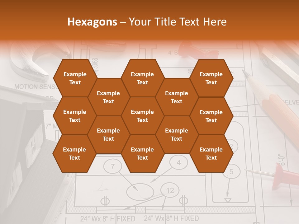 Architecture Residential Drafting PowerPoint Template