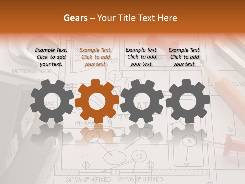 Architecture Residential Drafting PowerPoint Template