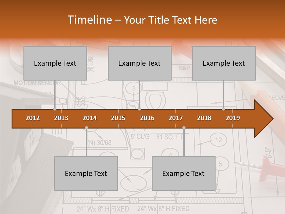Architecture Residential Drafting PowerPoint Template
