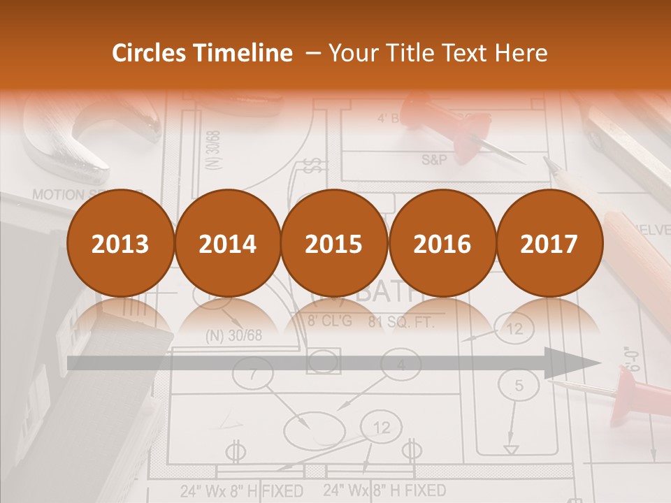 Architecture Residential Drafting PowerPoint Template