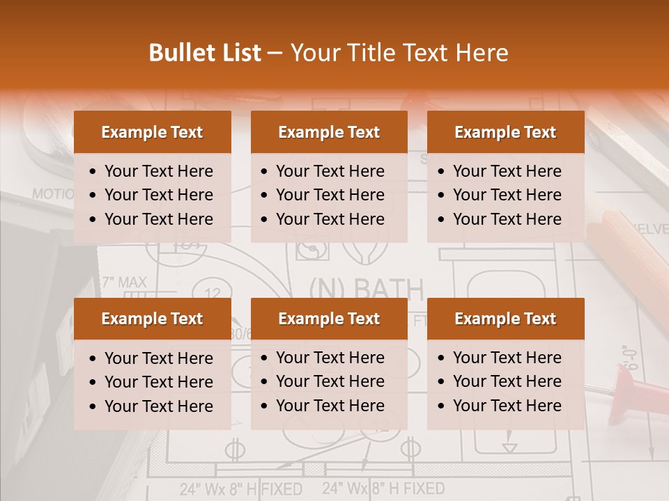 Architecture Residential Drafting PowerPoint Template