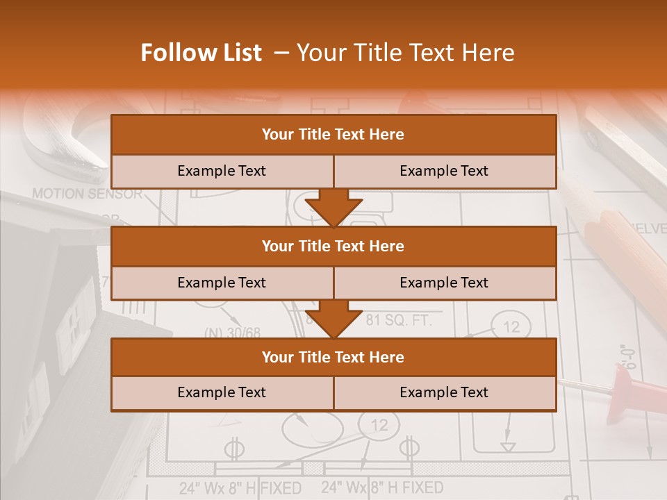 Architecture Residential Drafting PowerPoint Template