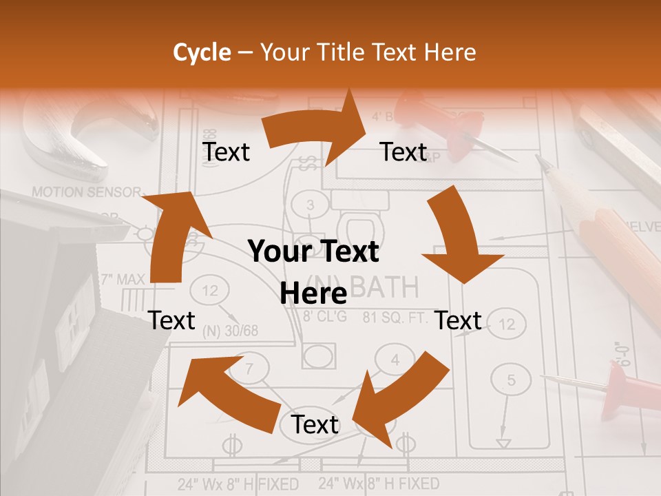 Architecture Residential Drafting PowerPoint Template