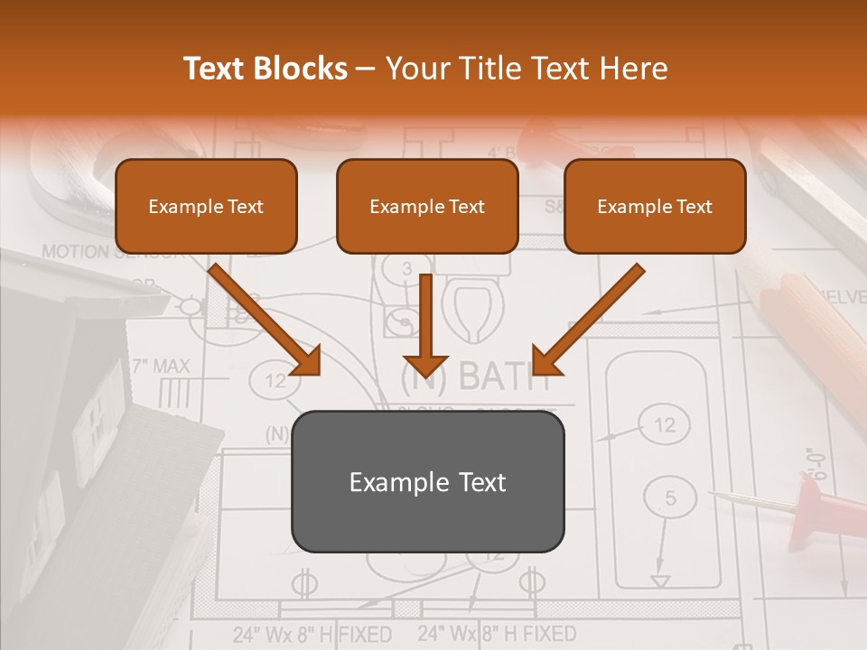 Architecture Residential Drafting PowerPoint Template