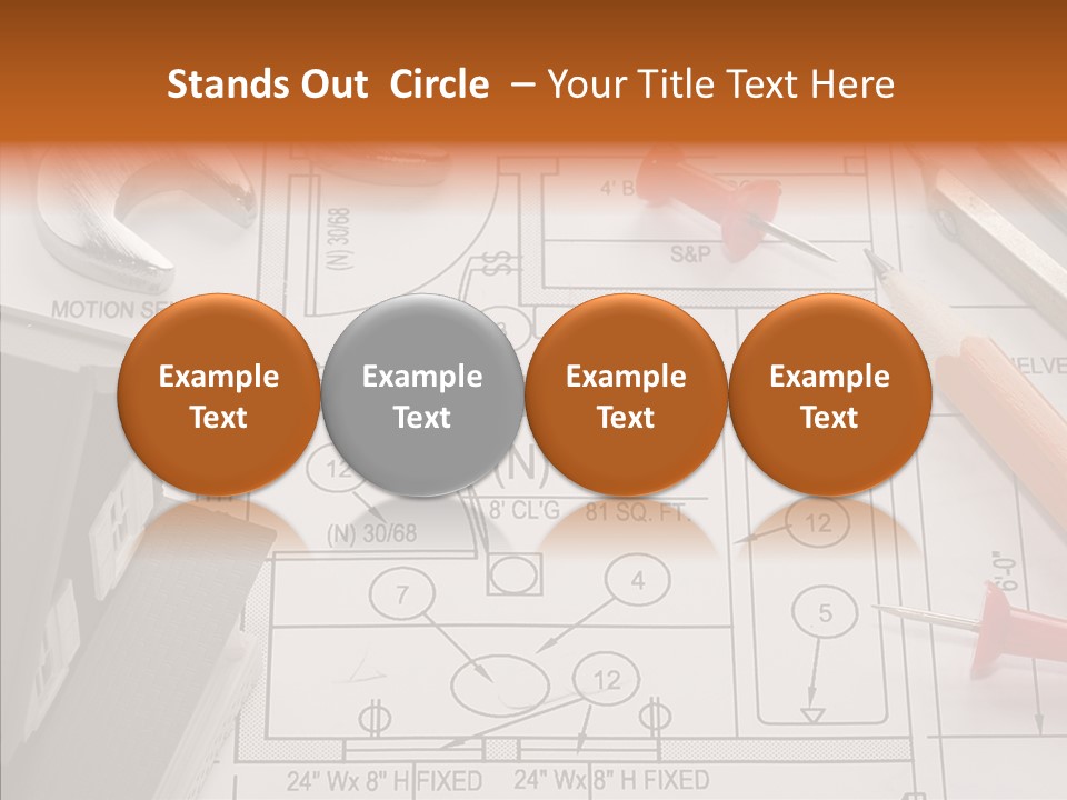 Architecture Residential Drafting PowerPoint Template