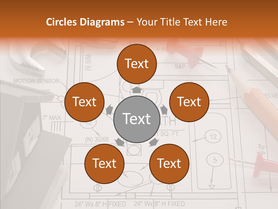 Architecture Residential Drafting PowerPoint Template