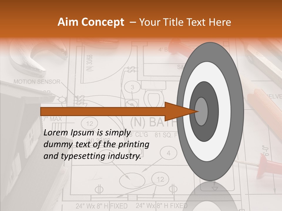 Architecture Residential Drafting PowerPoint Template