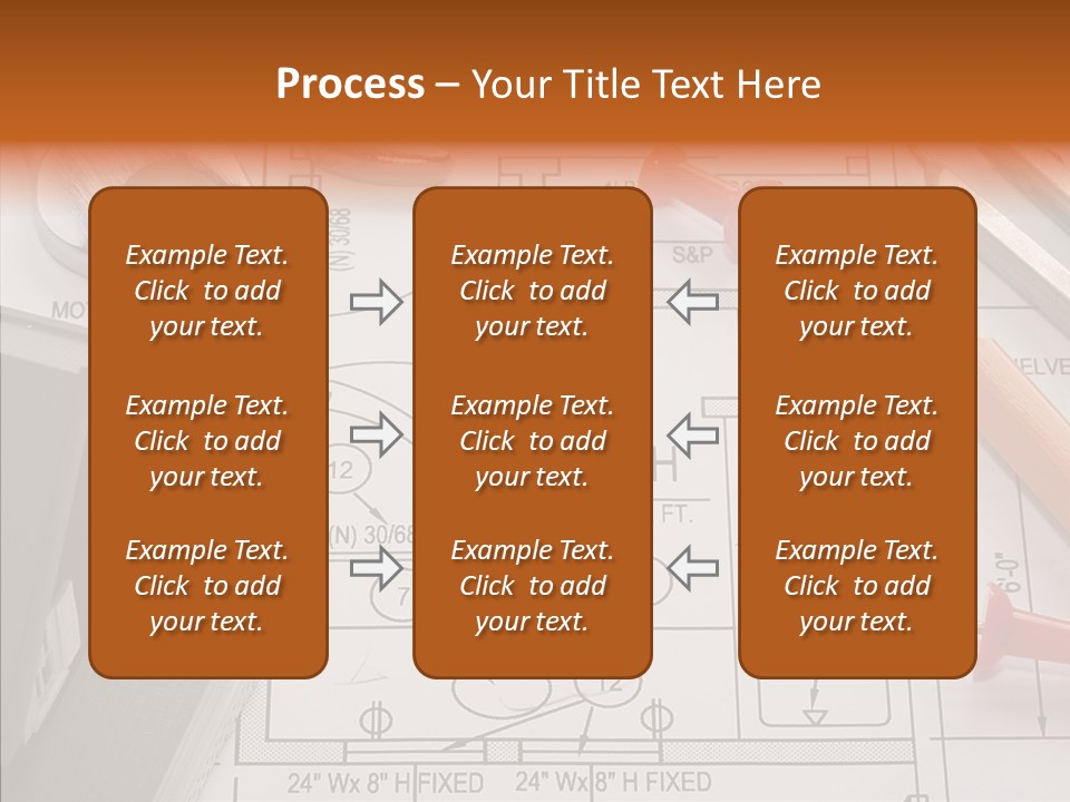 Architecture Residential Drafting PowerPoint Template