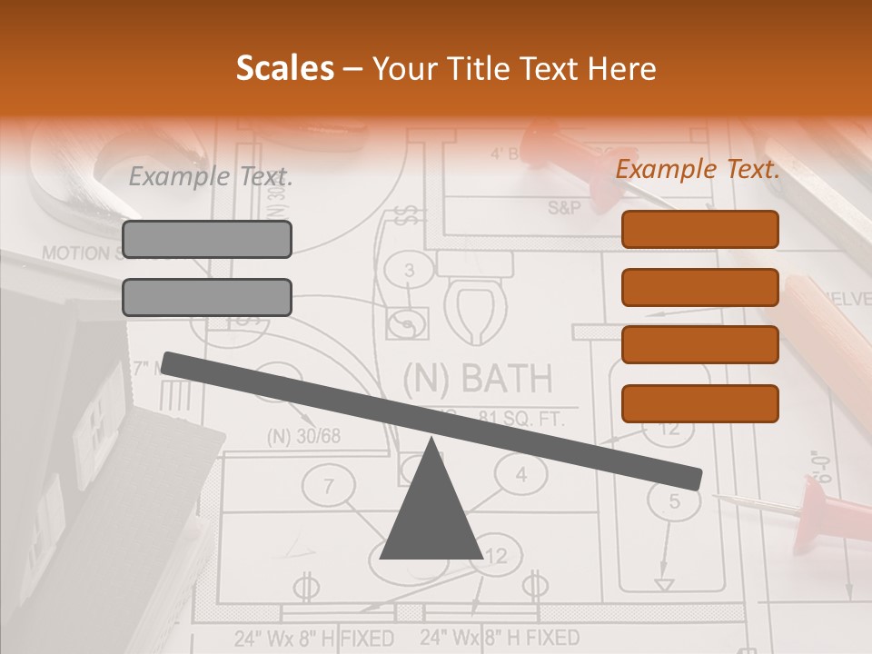 Architecture Residential Drafting PowerPoint Template