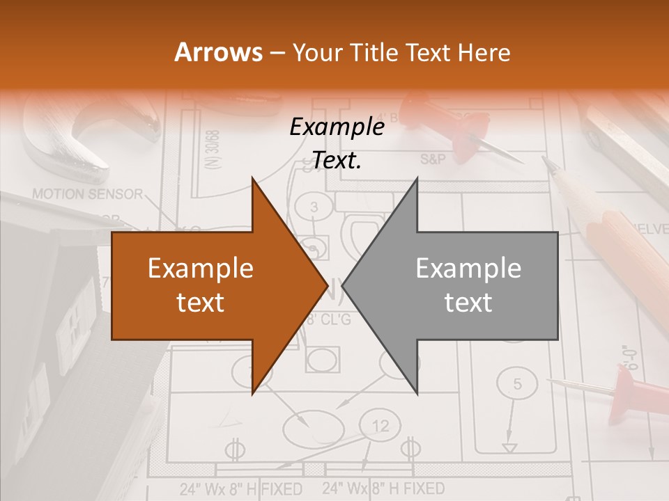 Architecture Residential Drafting PowerPoint Template