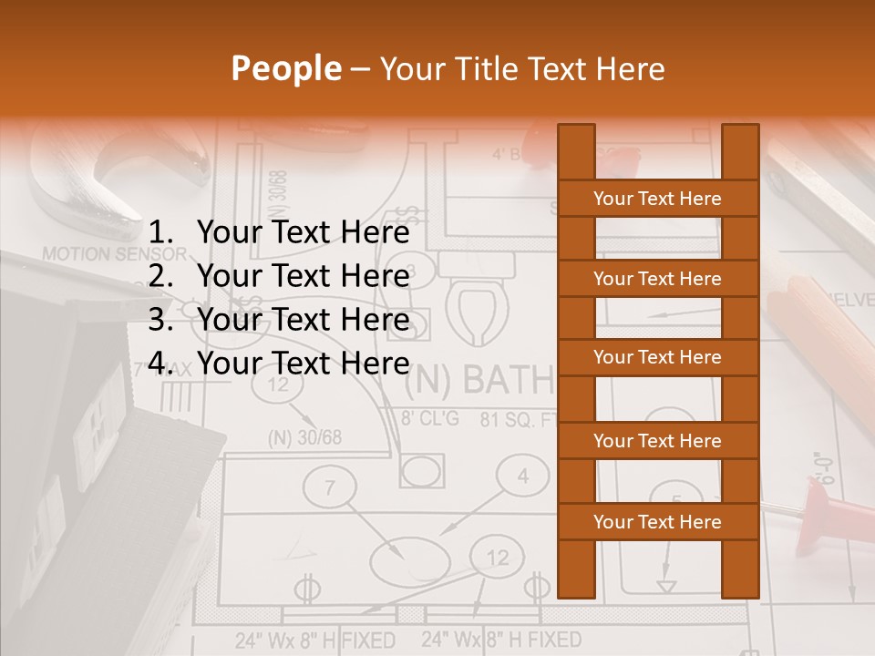 Architecture Residential Drafting PowerPoint Template